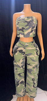 Camo pants set