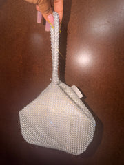 Triangle bling bag