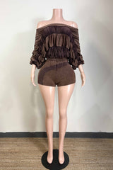 Chocolate Mami Romper
