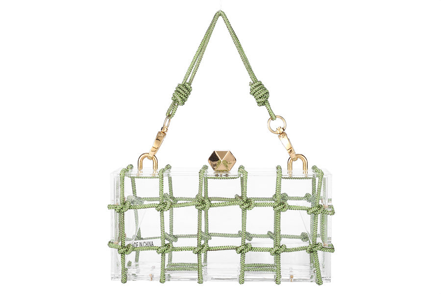 Rope clutch bag