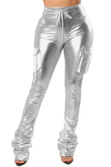 Metallic leggings