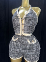 Jesse Tweed Shorts Set