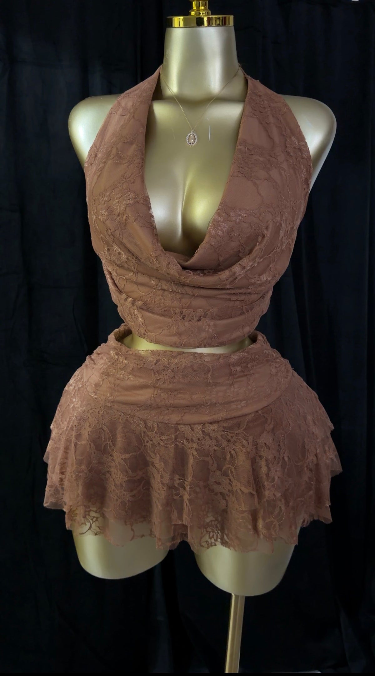 Ashley Laced skirt Set