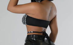 Mel Studs Crop Top