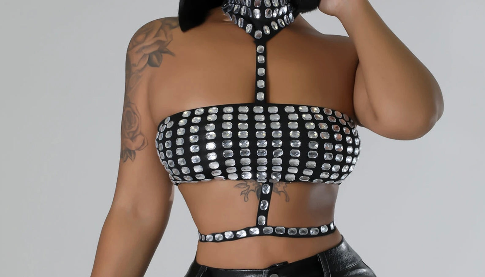 Mel Studs Crop Top