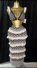 Zebra Skirt Set