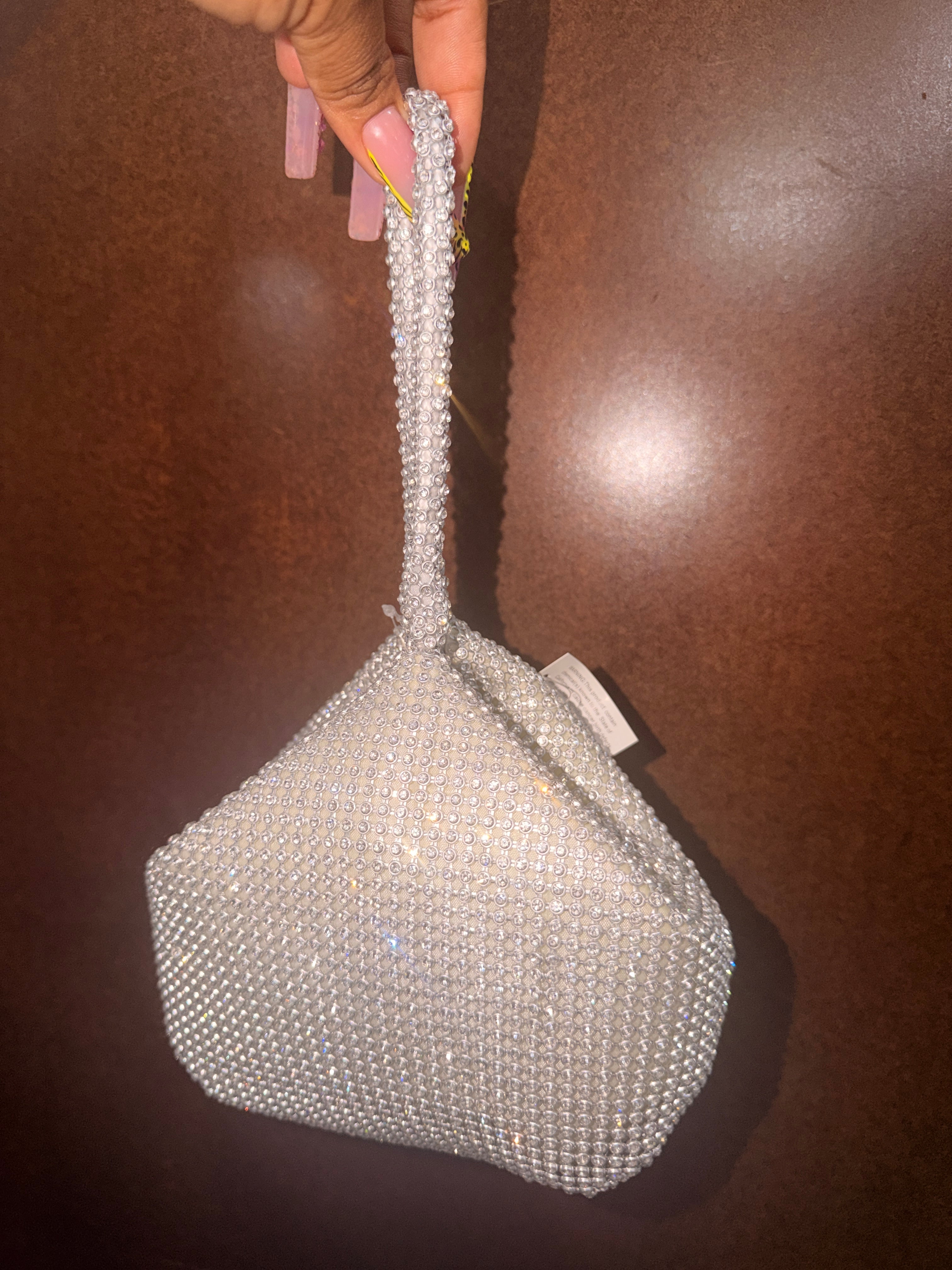 Triangle bling bag